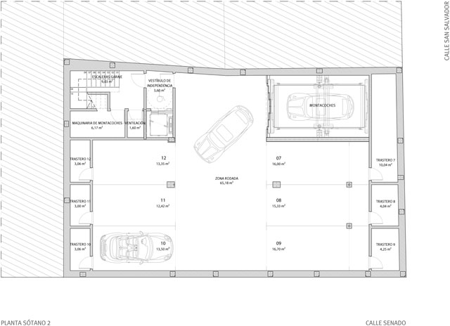 Planta Sótano San Salvador 8. Viviendas en régimen de cooperativa. Información y Venta: 626 842 176